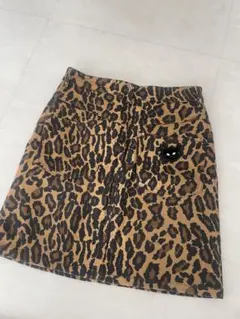 miumiu レオパードスカート