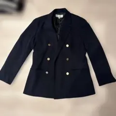 【ROPE' PICNIC】ネイビー ダブルブレストジャケット 金ボタン 38