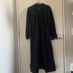 GU 黒 シャツワンピース Sサイズ　ブラック