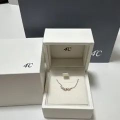 4℃ シルバー ネックレス 調整可能
