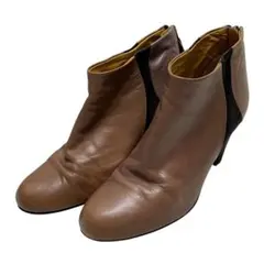 【美品】ツモリチサトウォーク (23.5) ブーティ ショートブーツ レザーのサムネイル