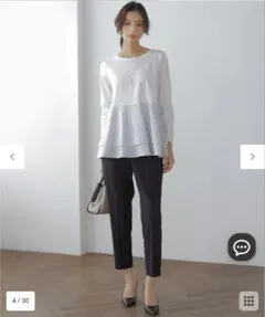 組曲　シャツコンビティアード ロングＴシャツのサムネイル