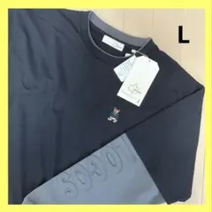新品　ロゴス LOGOS DAYS アウトドア 重ね着風 ロングTシャツ ロンT