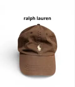POLO ralph laurenラルフローレン　茶　ブラウンキャップ