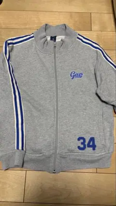 Gap グレー ジップアップ パーカー L/G10