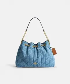 COACH エヴリン ショルダーバッグ キルティング