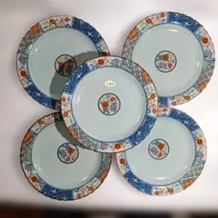 有田焼 花柄皿 5枚セット