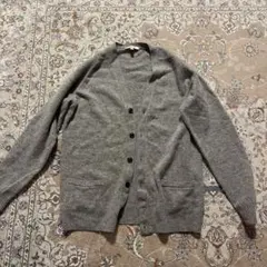 オールドユニクロ　ウールカーディガン XL グレー
