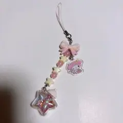 マイメロディ 星型ストラップ　サンリオ