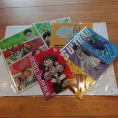 【ヒロアカ】クリアファイル５枚セット【デク・オールマイト・お茶子・ビッグ３】