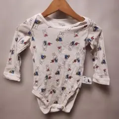 ユニクロXミッフィー miffy 子供服キッズベビー長袖ロンパース 90cm