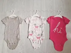 【更に値下げ！カーターズ】女の子用ロンパース80
