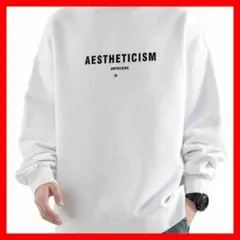 メンズ トレーナー 長袖 ゆったり カジュアル 無地 大きいサイズ 2XL