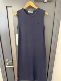 ラコステ　ノースリーブワンピース　ネイビー　夏　ママのサムネイル