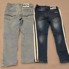 MPS デニム風ロングパンツ 2点セット