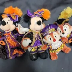 【2010 ディズニーハロウィーン ぬいぐるみバッチ MM&MIN C&D】