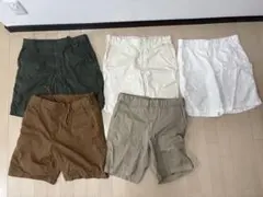 美品 ユニクロ UNIQLO ハーフパンツ 5枚 セット 全てM 綿100%