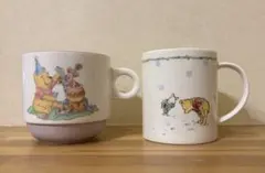 （値下げ）くまのプーさん マグカップ 2個セット