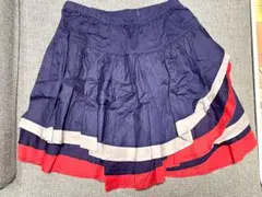 BeBe べべ フリル付きストライプスカート 130サイズ