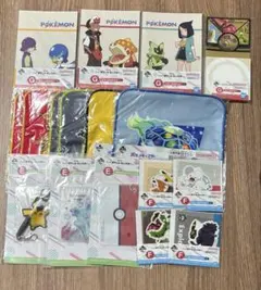 一番くじ アニメポケットモンスター　E、F、G、H賞　17点セット