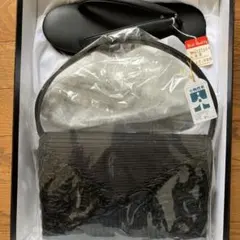 ブラックフォーマルバッグと草履のセット