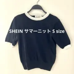 SHEIN レディース トップス ニット 半袖 サマーニット Sサイズのサムネイル