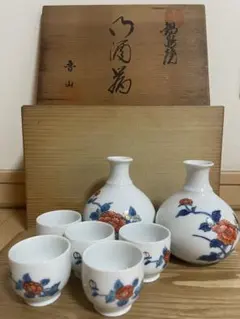 魯山 徳利 猪口 セット 木箱入りのサムネイル