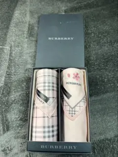 ＊新品未使用＊BURBERRY ハンカチ 2枚セット バーバリーチェック
