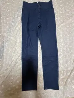 [新品]ダークブルーハイウエストスキニーパンツ