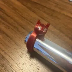 ★猫の指輪★ハンドメイド　リング　北欧デザイン 内径15mm