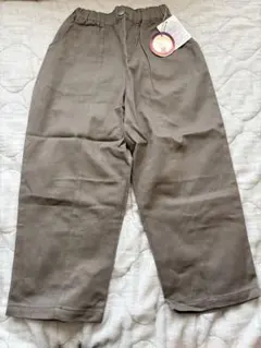 新品 テータテート 120 フタフタ キッズ ワイド パンツ グレージュのサムネイル