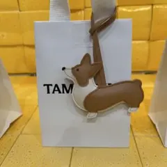 新品未使用】TAMBURINS ノベルティチャーム コーギー タンバリンズ