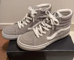 ■VANS■ハイカットスニーカー■グレー■24センチ■