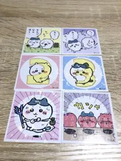 あつめてシールガム2 ちいかわ　ハチワレ　うさぎ　ステッカー6枚セット