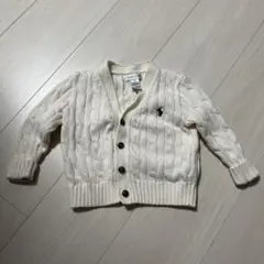 Ralph Lauren アイボリー カーディガン 12M
