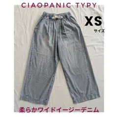 CIAOPANIC TYPY スタイルアップ柔らかワイドイージーパンツ　XS
