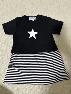 agnès b. 星プリント　ワンピース 2歳