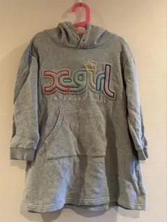 xgirl グレー フード付きパーカー