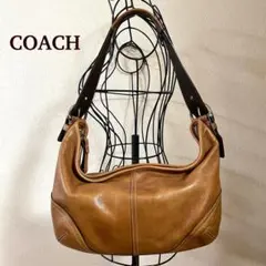 COACH ソーホー ホーボー 9542 レザーショルダーバッグ キャメルのサムネイル
