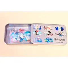 ディズニー 100周年 トレーディング ストラップ 缶 ミニー マウス