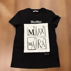 MaxMara ロゴプリント Tシャツ ブラック Mサイズのサムネイル