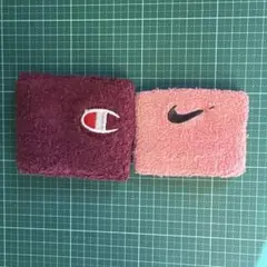 チャンピオン　ナイキ　リストバンド２つセット