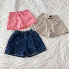 ♡女の子ショートパンツセット　90 アプレレクール ピューピルハウス♡