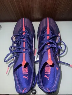 PUMA ULTRA サッカーシューズ ネイビー/ピンク　FG 25.0