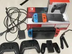 Nintendo Switch ネオンブルー/レッド 本体　プロコンSSD付き