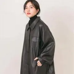 レザー ブルゾン