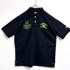 【未使用級】CANTERBURY 半袖ポロシャツ　ドライ速乾　黒ブラック　Mのサムネイル