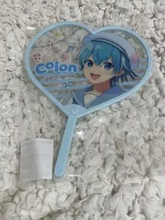 ハートうちわ マリン ころんくん