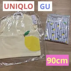 【2点セット】UNIQLO GU 半袖Tシャツ　90cm