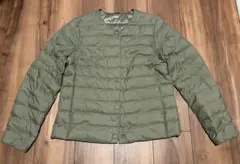 【美品】パフテック　ダウンジャケット　オリーブ　Mサイズ　UNIQLO